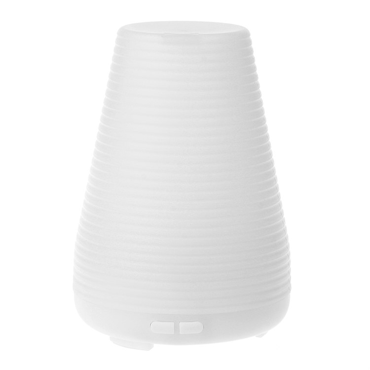 100ml Ultrasonic Essential Oil Diffuser Air Humidifier with 7-color Changing LED Light - White / US Plug-8