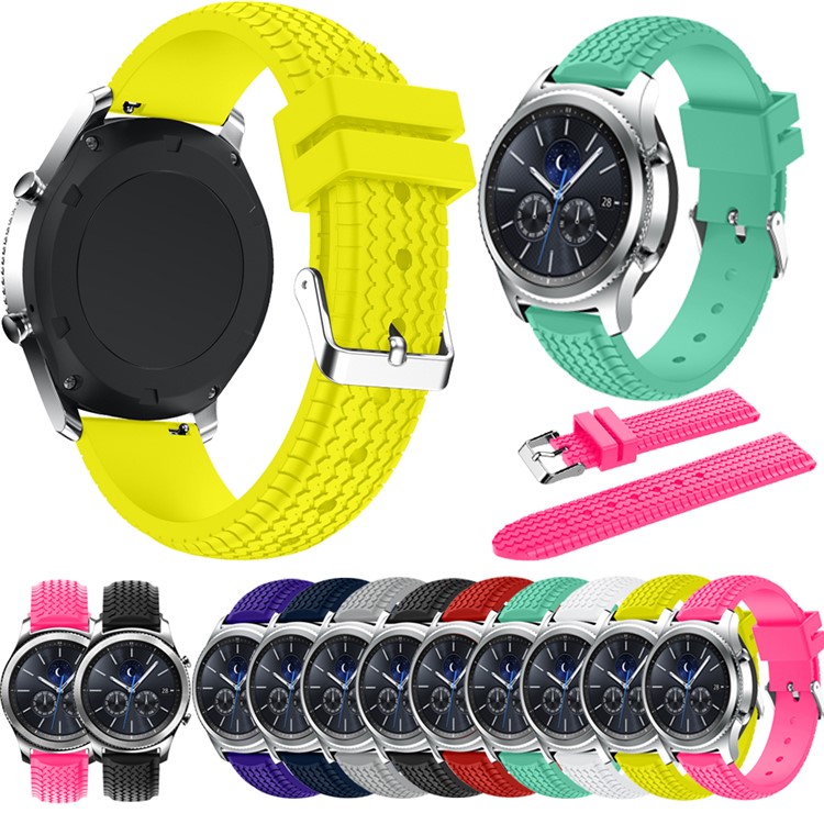 Cool Tyre Silicone Replacement Sport Strap for Samsung Gear S3 Frontier/Classic - Dark Blue-5