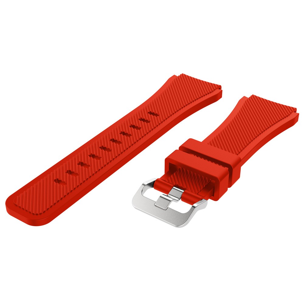 Flexible Sports Silicone Watch Strap for Samsung Gear S3 Frontier / S3 Classic - Red-1