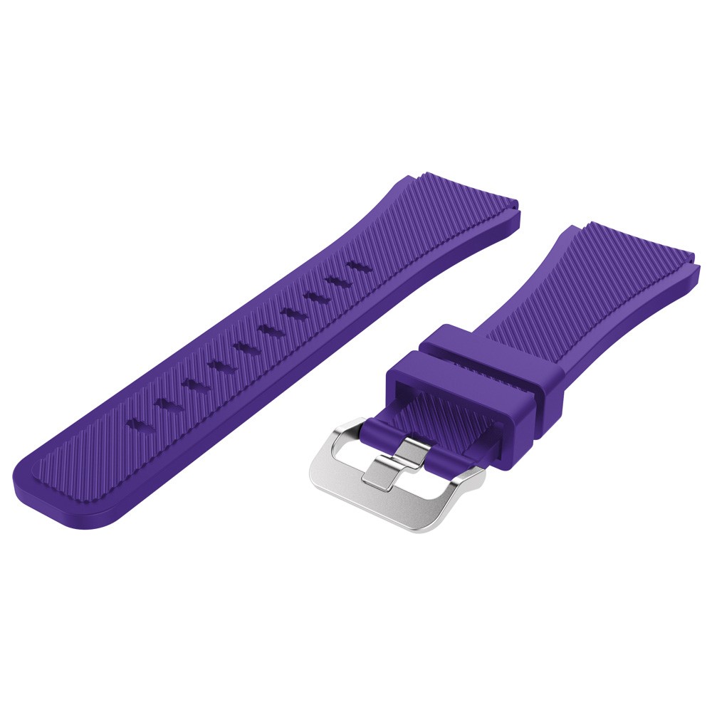 Trendy Sports Silicone Watch Band Replacement for Samsung Gear S3 Frontier / S3 Classic - Purple-1