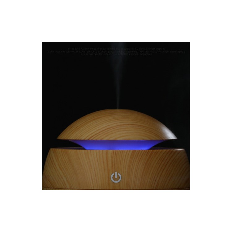 FEA U8 Aroma Diffuser Ultrasonic Humidifier with LED Lights Silent Operation USB Power - Light wood Grain-12