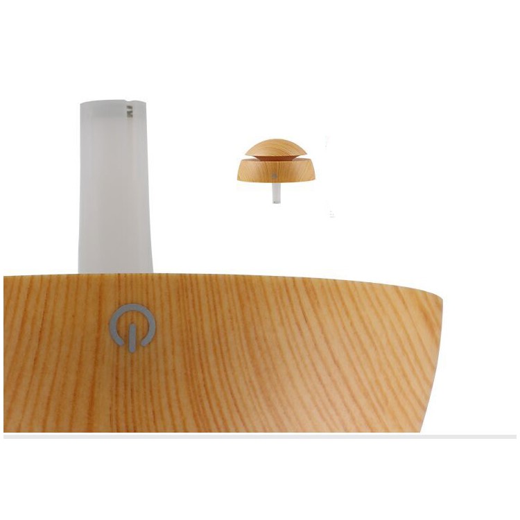 FEA U8 Aroma Diffuser Ultrasonic Humidifier with LED Lights Silent Operation USB Power - Light wood Grain-16