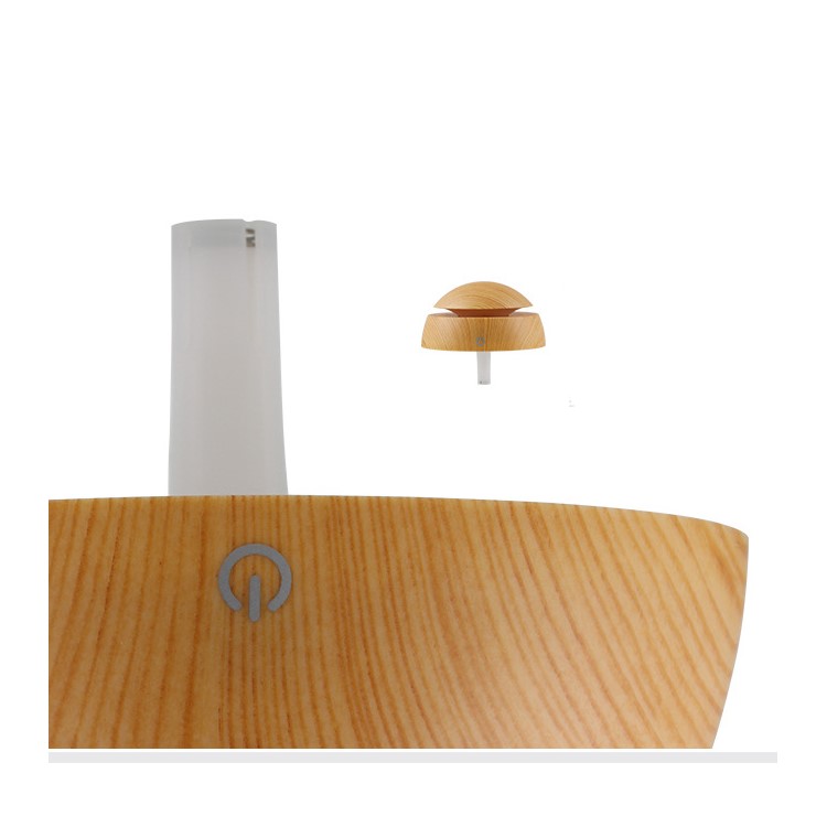 FEA U8 Aroma Diffuser Ultrasonic Humidifier with LED Lights Silent Operation USB Power - Light wood Grain-9