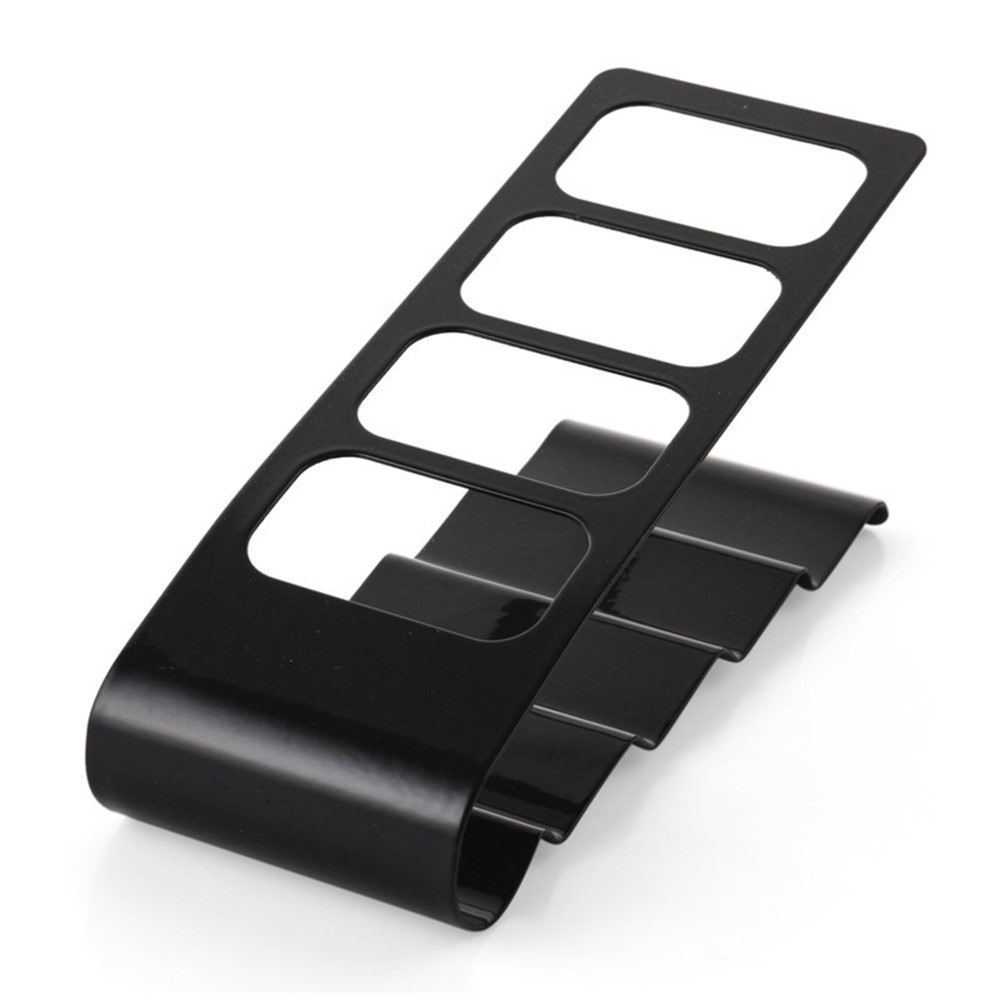 4-Slot TV / Klimaanlage Fernbedienung Organizer Halter - Schwarz-3