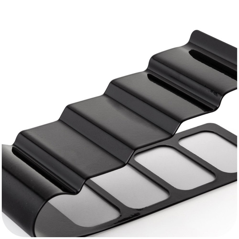 4-Slot TV / Klimaanlage Fernbedienung Organizer Halter - Schwarz-4