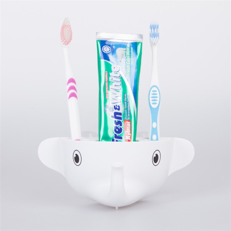 ANYA Cute Elephant Suction Toothbrush Holder-3