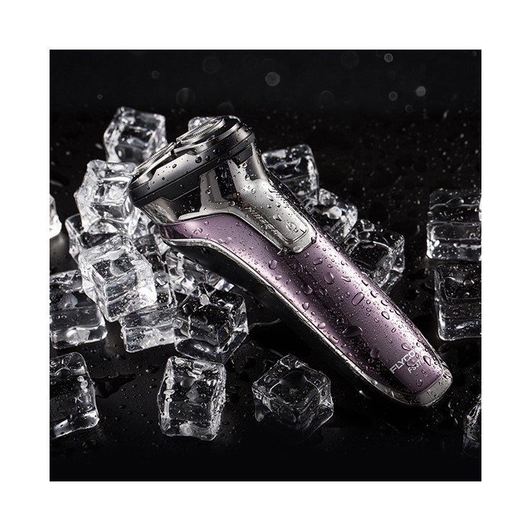 FLYCO FS376 3D Floating Triple-head Shaver Rechargeable Razor with LED Display-6
