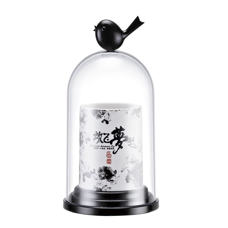 ANYA Birdcage Shape Plastic Toothpicks Holder Case - D720 / Black-1