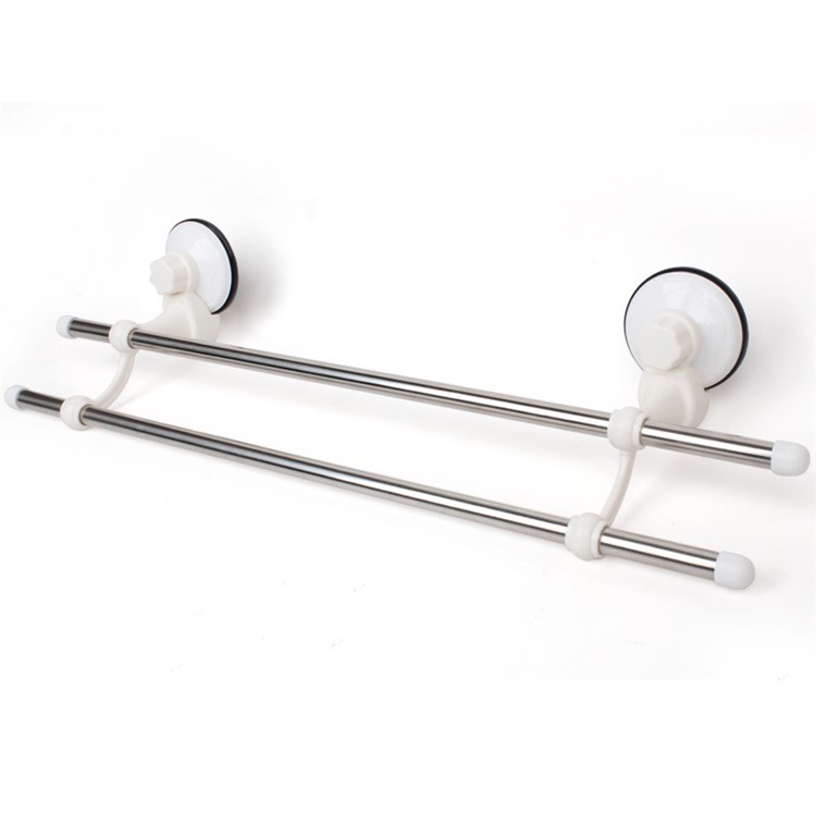 Buy Latest New Arrival Wall Mounted Suction Cup Towel Bar Double Towel