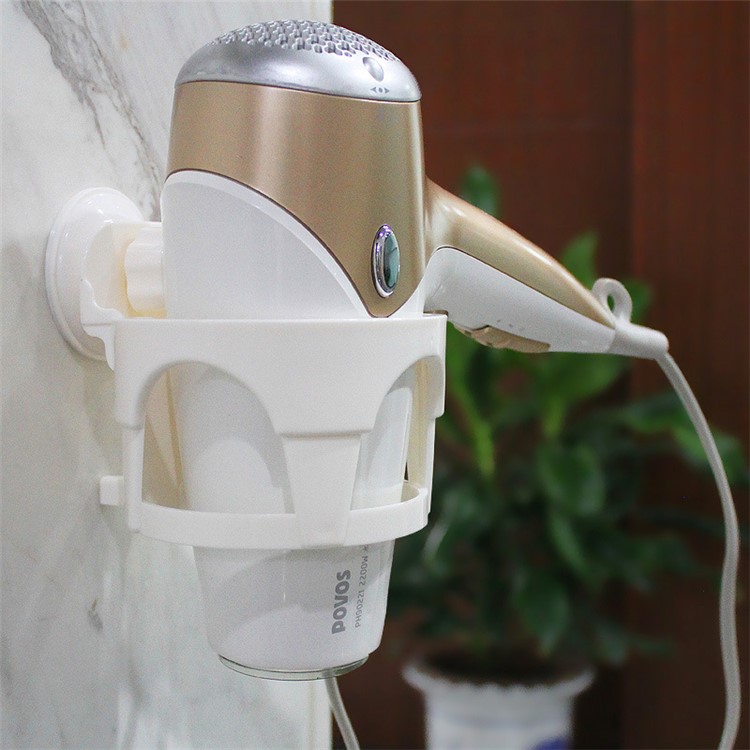 Bathroom Plastic Hair Dryer Holder With Suction Cup bathroom plastic hair dryer holder with suction cup