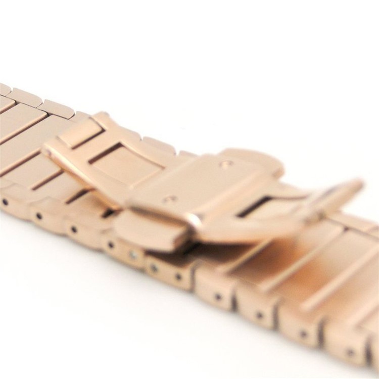 Luxury 316L Stainless Steel Watch Strap for Apple Watch Series 4 44mm / Series 3 / 2 / 1 42mm - Rose Gold Color-4