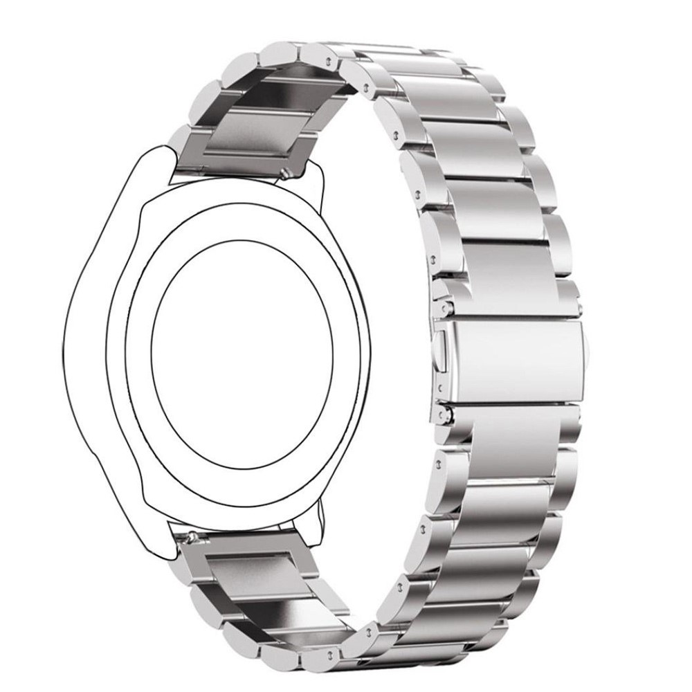 Klassisches Edelstahlbandarmband Für Samsung-Gang S3 Frontier - Silberfarbe-1