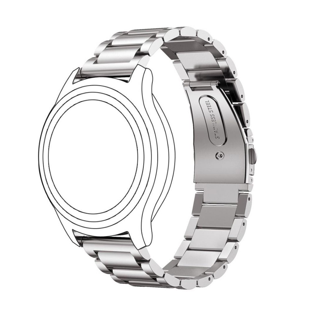 Klassisches Edelstahlbandarmband Für Samsung-Gang S3 Frontier - Silberfarbe-3