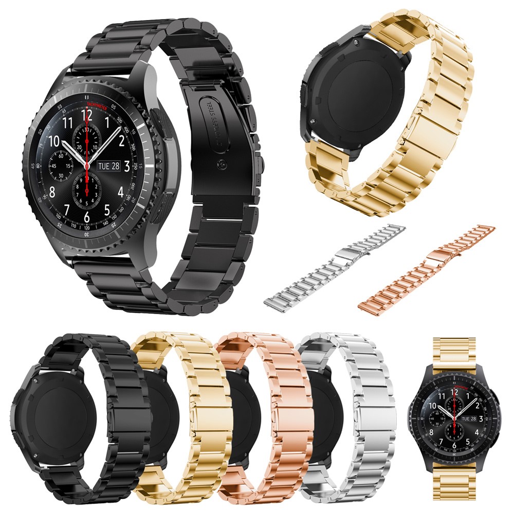 Klassisches Edelstahlbandarmband Für Samsung-Gang S3 Frontier - Silberfarbe-8