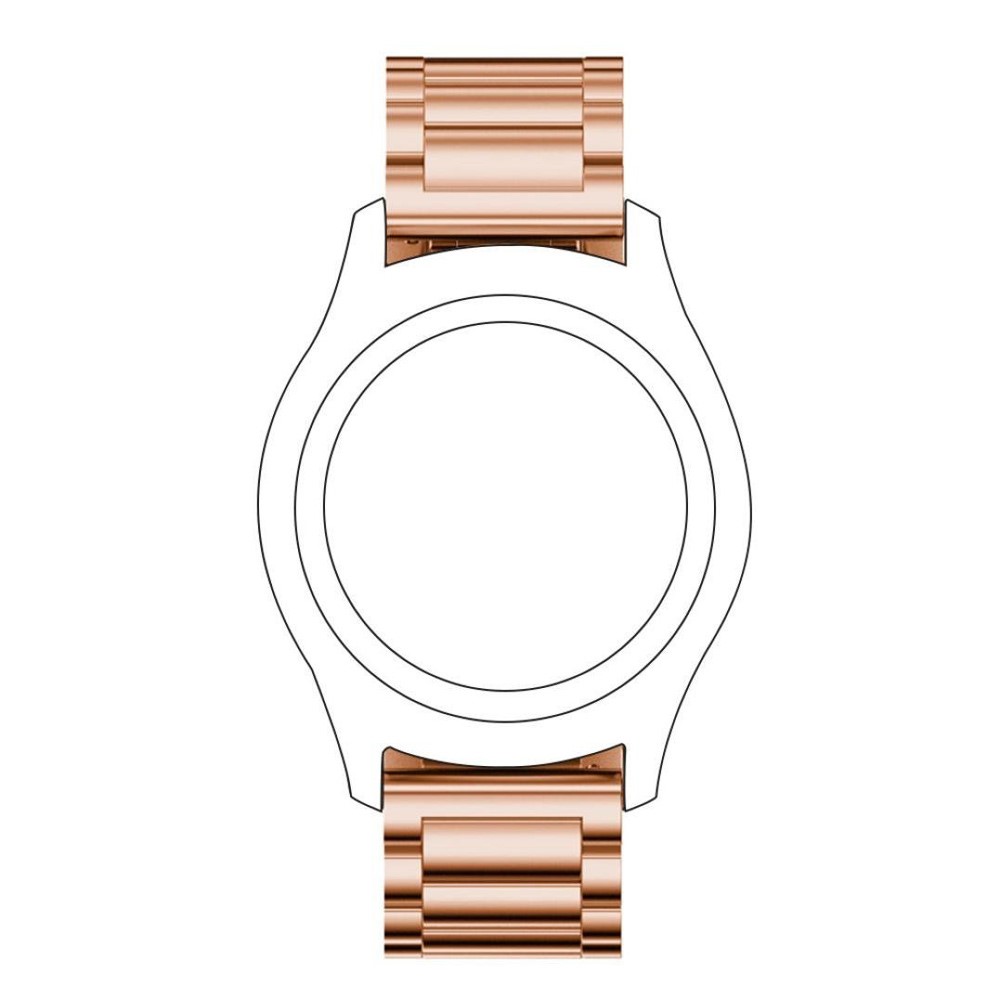 Classic Stainless Steel Watchband Wrist Strap for Samsung Gear S3 Frontier - Rose Gold Color-2