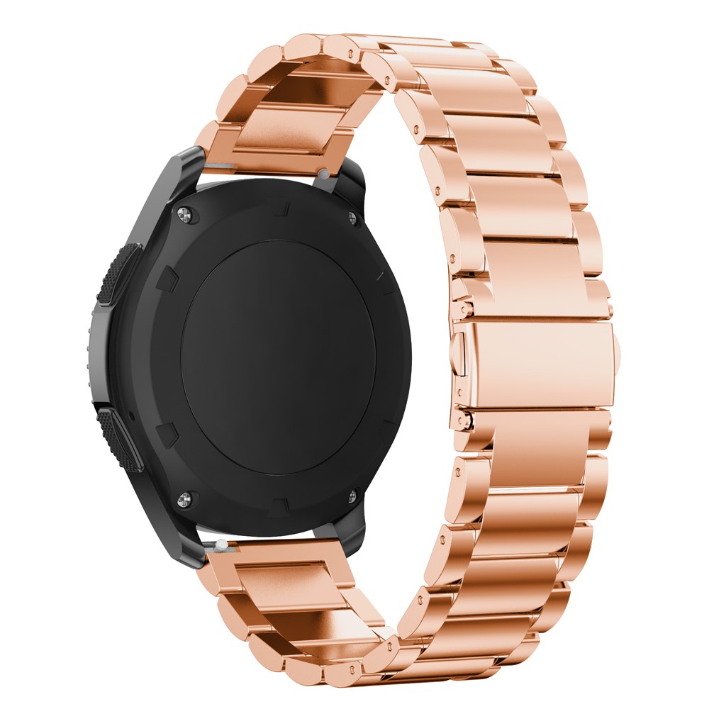 Classic Stainless Steel Watchband Wrist Strap for Samsung Gear S3 Frontier - Rose Gold Color-5
