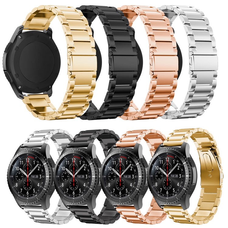 Luxus Edelstahlarmbanduhrband Für Samsung-Gang S3 Grenze - Goldfarben-10