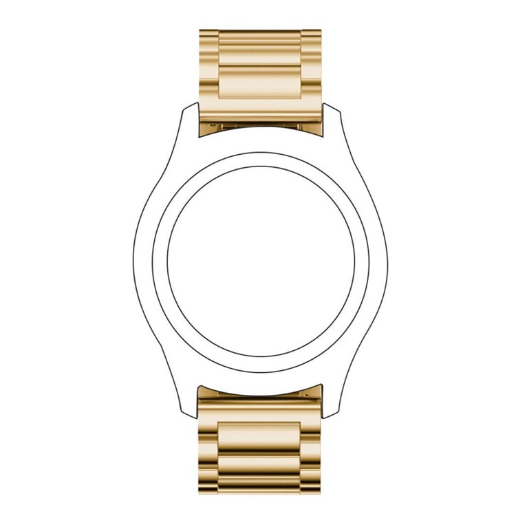 Luxus Edelstahlarmbanduhrband Für Samsung-Gang S3 Grenze - Goldfarben-2