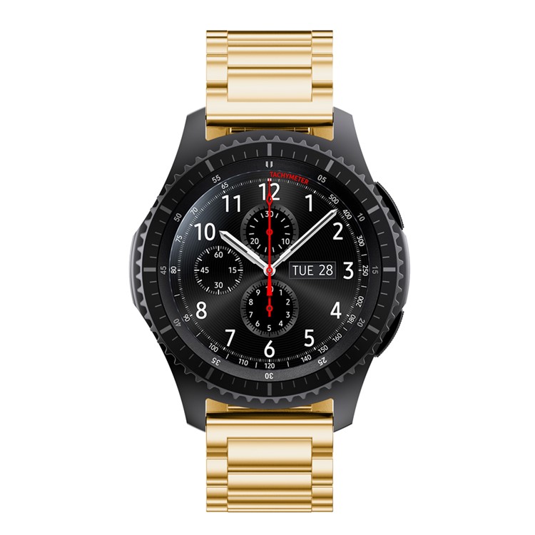 Luxus Edelstahlarmbanduhrband Für Samsung-Gang S3 Grenze - Goldfarben-5