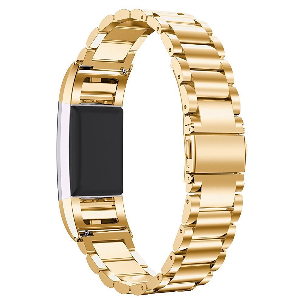 316L Stainless Steel Wristband for Fitbit Charge 2 - Gold Color-1