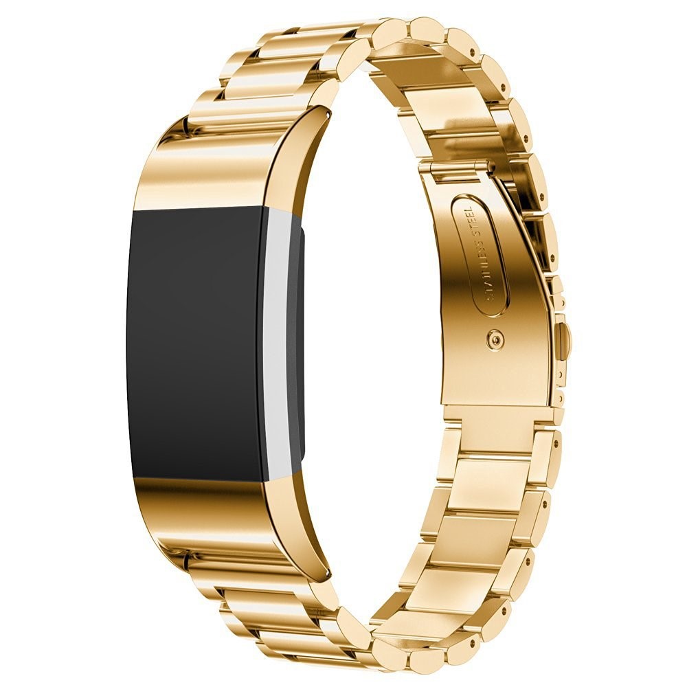 316L Stainless Steel Wristband for Fitbit Charge 2 - Gold Color-2