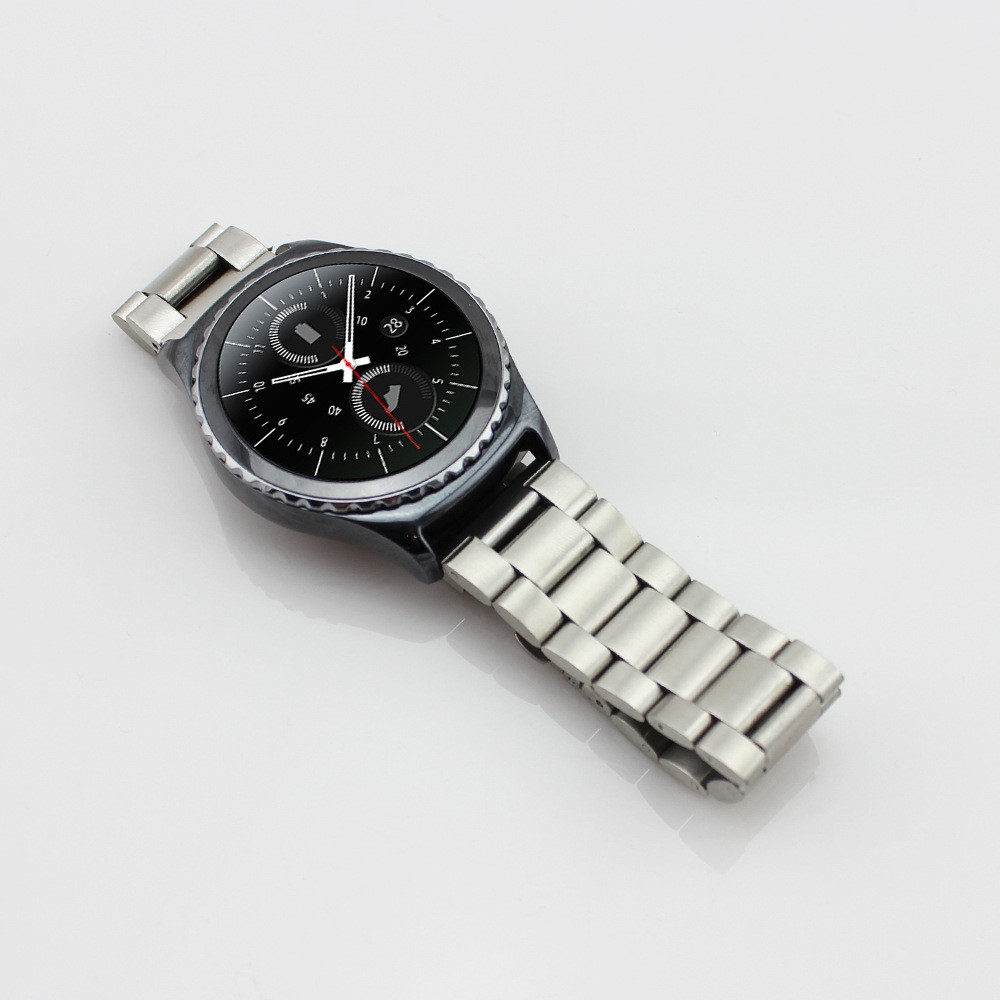 Solid Stainless Steel Watch Strap for Samsung Gear S2 Classic SM-732 - Silver Color-2