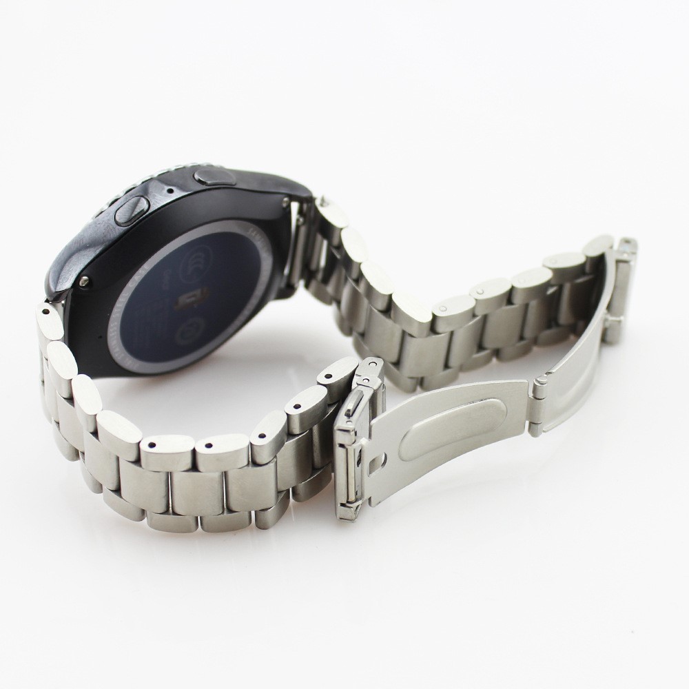 Solid Stainless Steel Watch Strap for Samsung Gear S2 Classic SM-732 - Silver Color-4