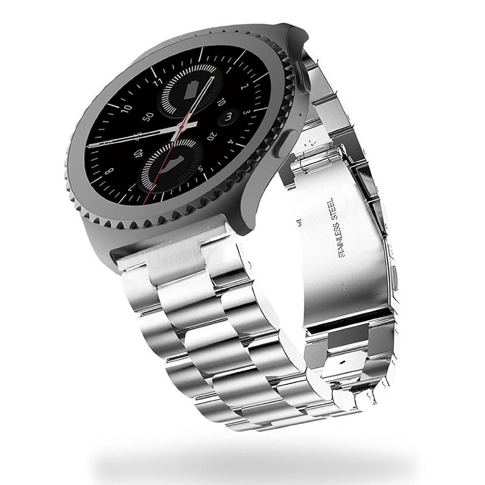 Solid Stainless Steel Watch Strap for Samsung Gear S2 Classic SM-732 - Silver Color-5