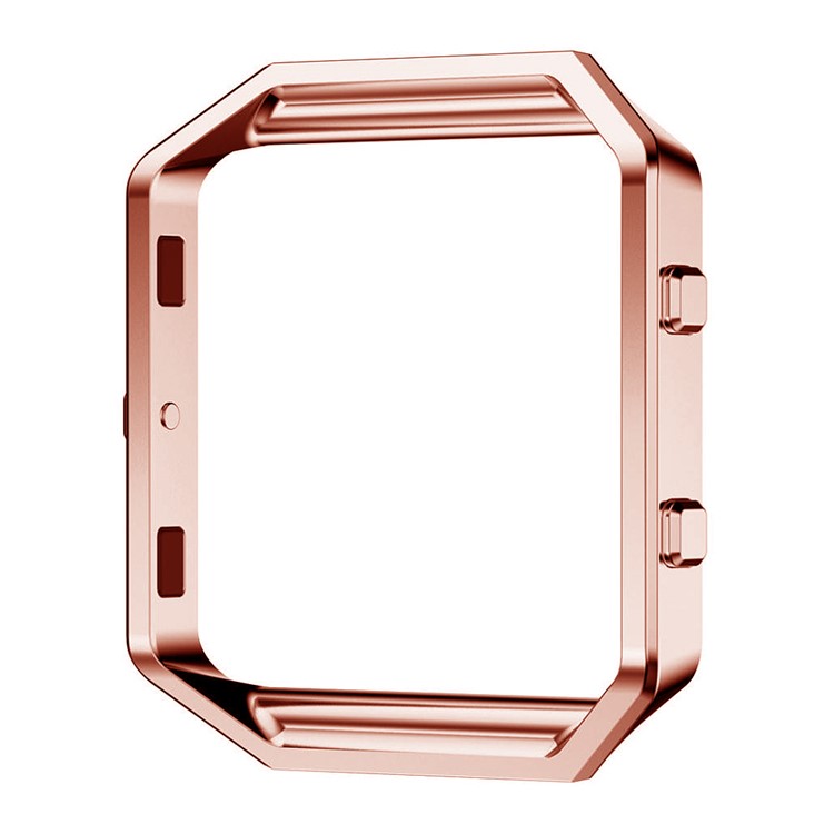 Luxury Milanese Stainless Steel Mesh Magnetic Watch Band with Metal Frame for Fitbit Blaze - Pink-4