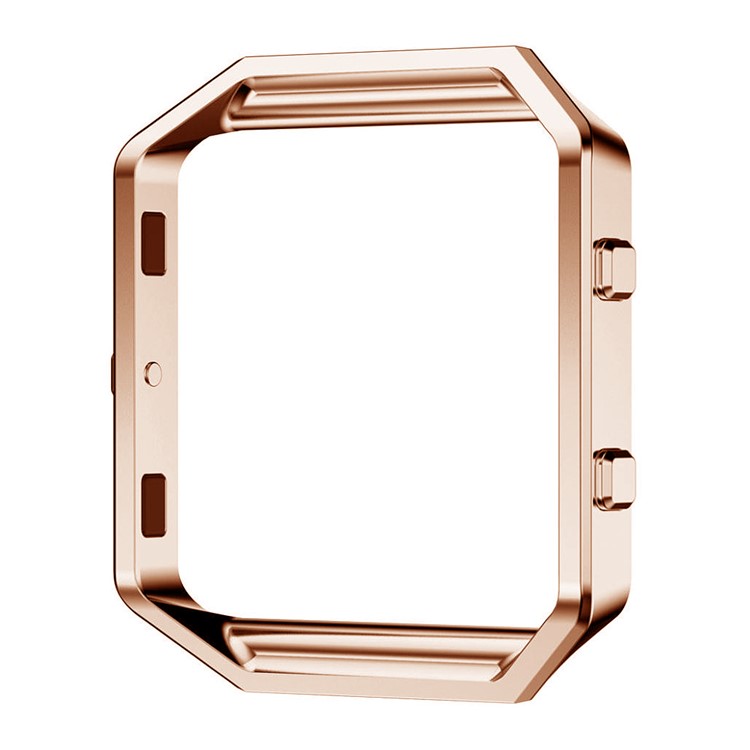 Luxury Milanese Stainless Steel Mesh Magnetic Watch Strap with Metal Frame for Fitbit Blaze - Rose Gold Color-4