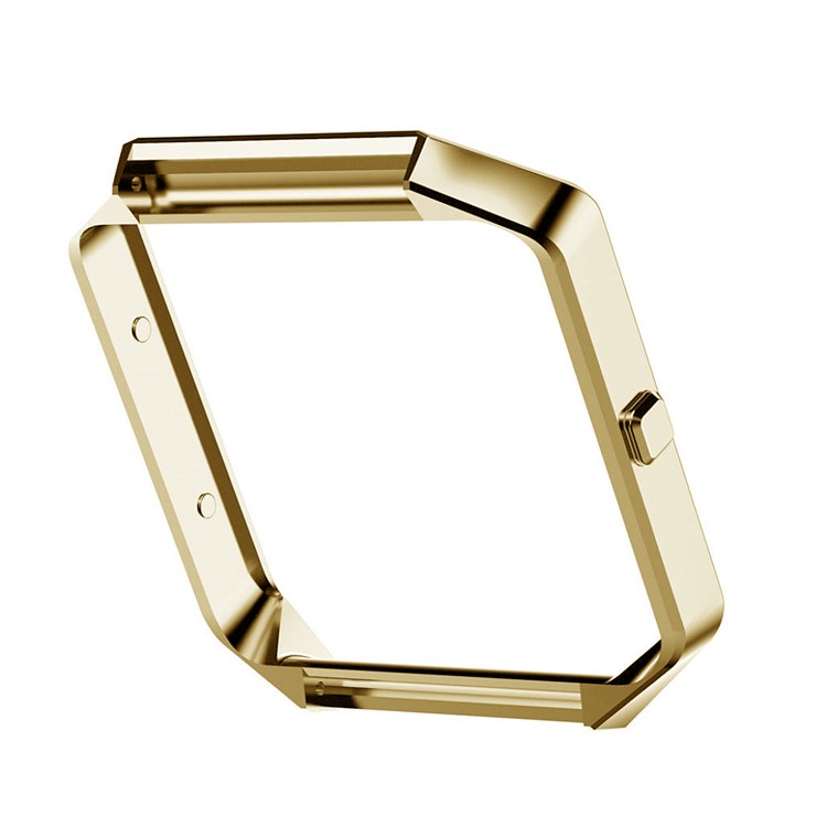 Luxury Milanese Stainless Steel Magnetic Watch Band with Bumper Frame for Fitbit Blaze - Gold Color-5