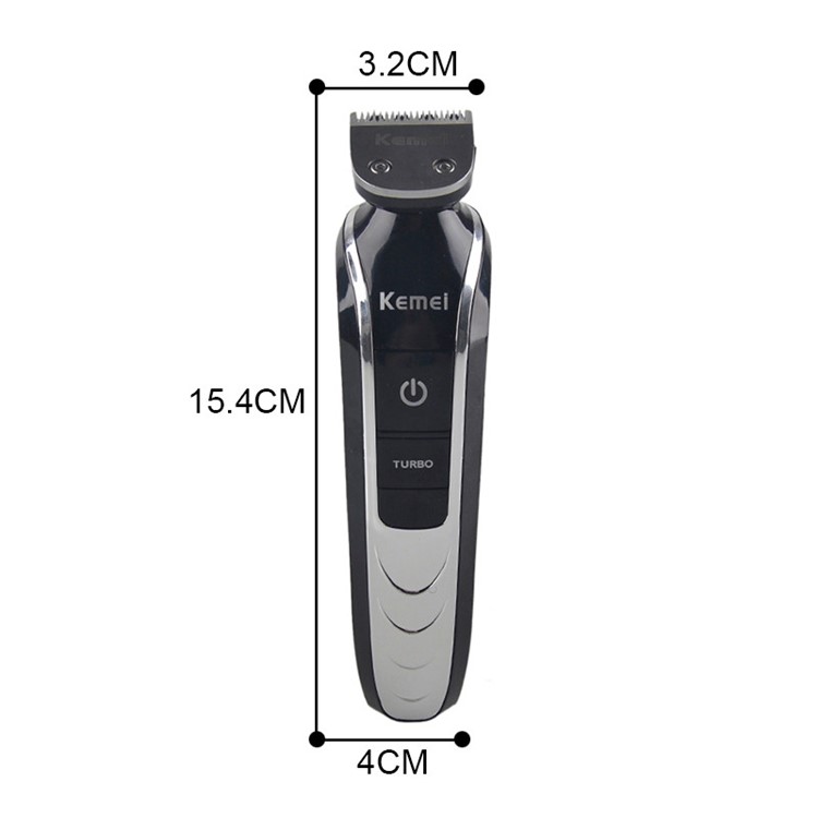 KEMEI1832 5-in-1 Rechargeable Electric Shaver Groomer Trimmer Hair Care home Travel Set - Black / EU Plug-4