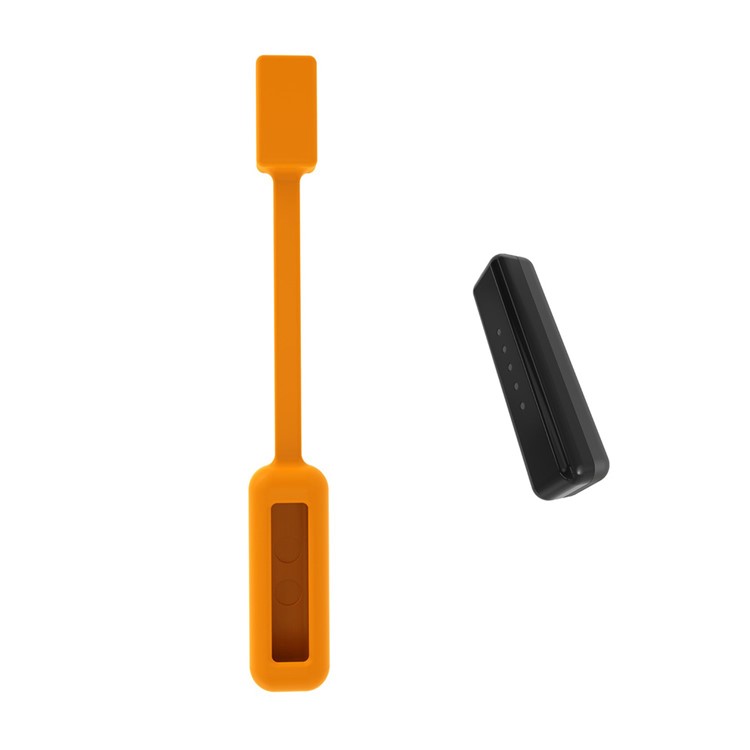 Silicone Magnetic Strap Clasp for Fitbit Flex 2 - Orange-1