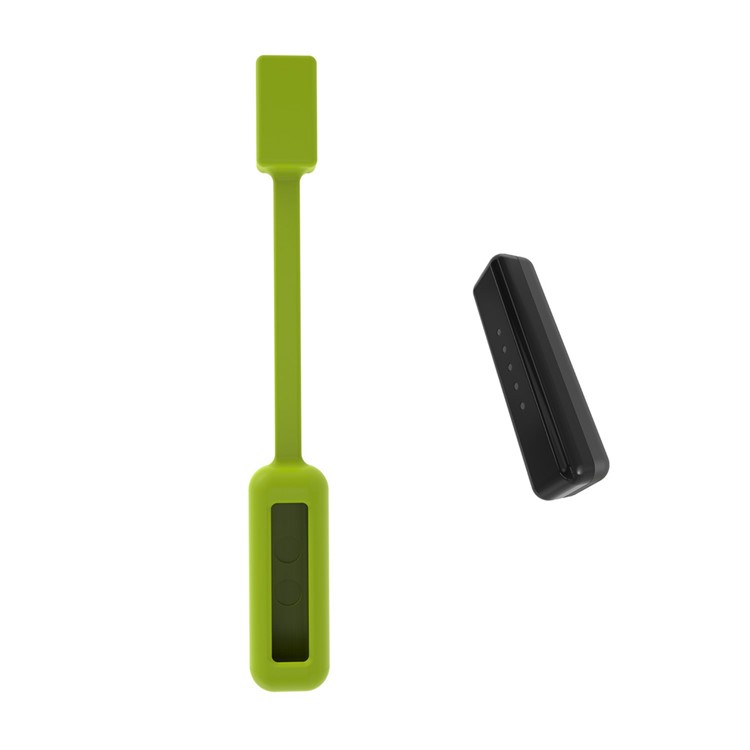 Strong Magnetic Silicone Clasp for Fitbit Flex 2 - Green-1