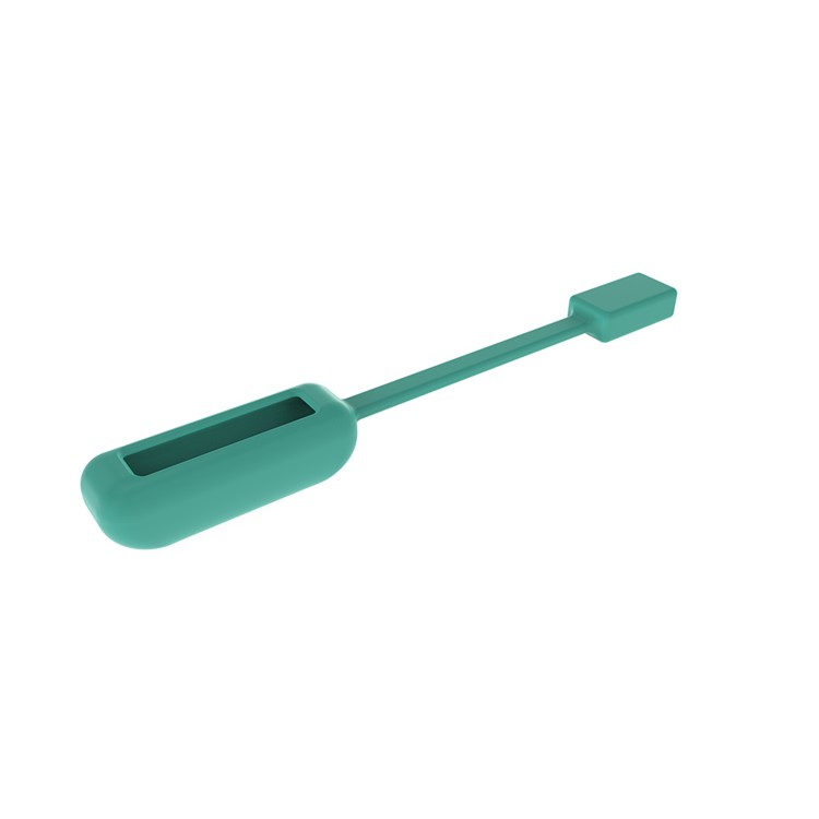 Strong Magnetic Clasp Slicone Clip Holder for Fitbit Flex 2 - Cyan-3