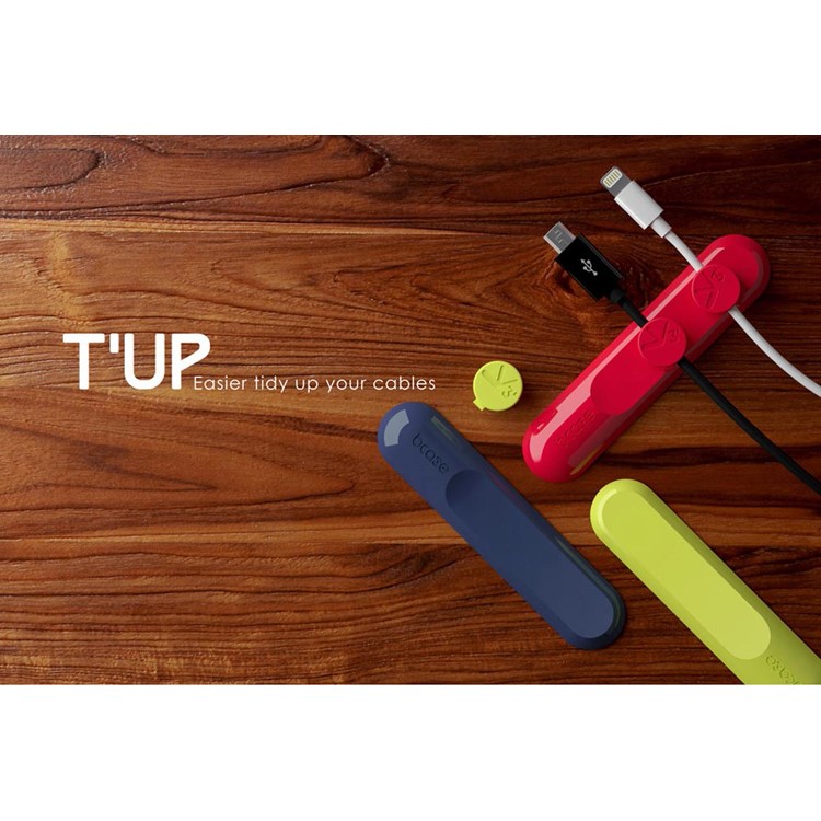 BCASE TUP Magnetic USB Cable Clips Wire Organizer 3 Sizes in 1 - Watermelon Red-10