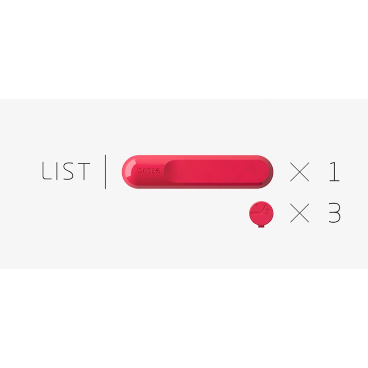 BCASE TUP Magnetic USB Cable Clips Wire Organizer 3 Sizes in 1 - Watermelon Red-3