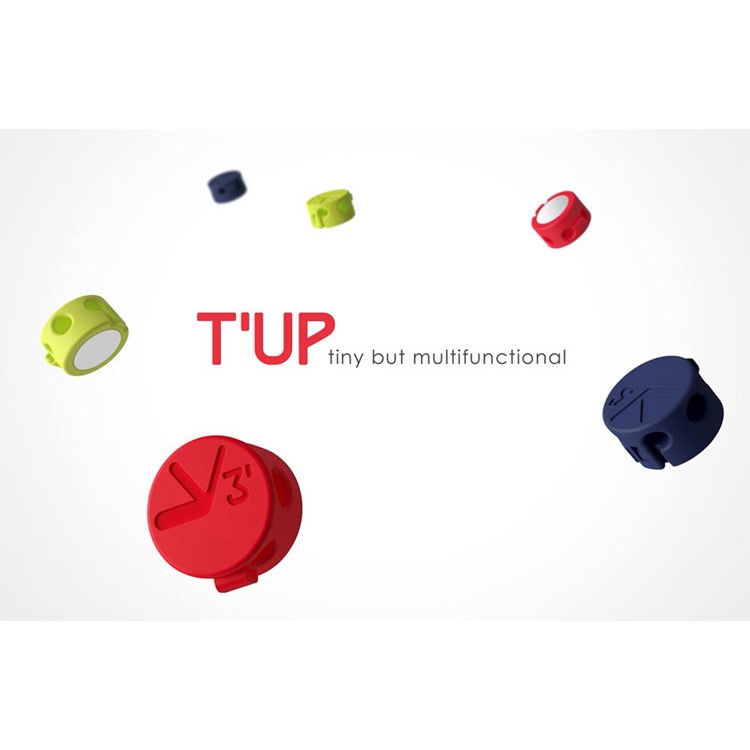 BCASE TUP Magnetic USB Cable Clips Wire Organizer 3 Sizes in 1 - Watermelon Red-5