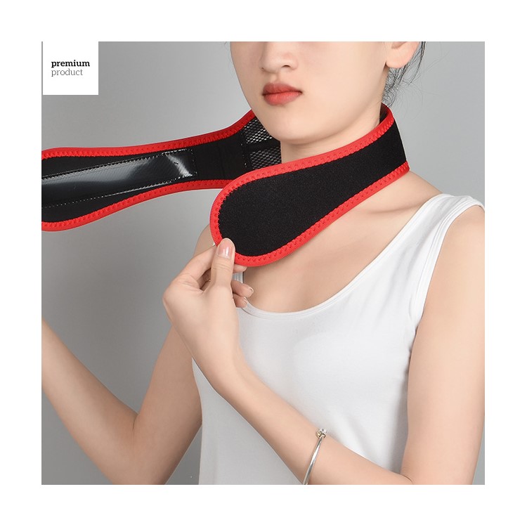 HOCO Portable Infrared Therapy Neck Brace Heating Pain Relief Strap Belt-5