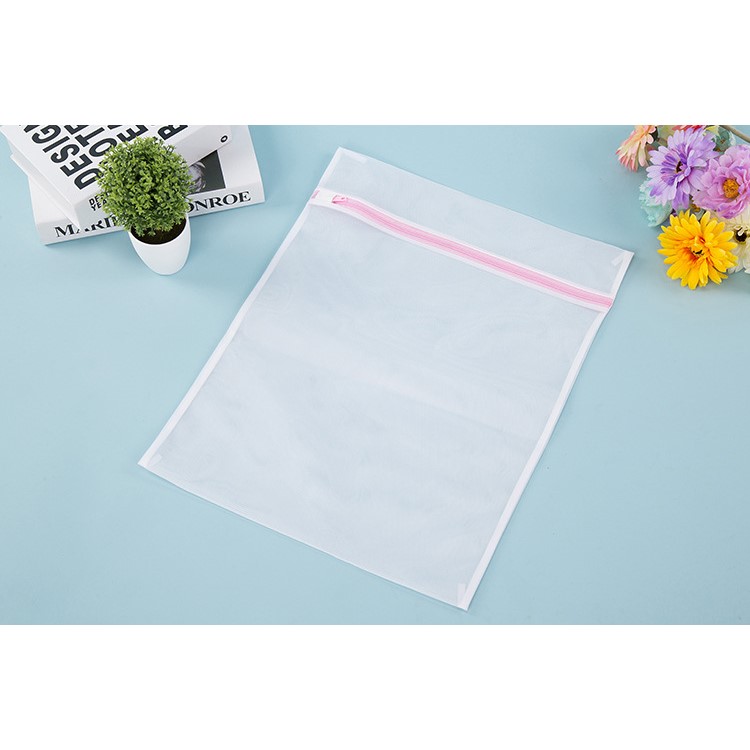 5Pcs/Set Different Sizes Mesh Thickened Laundry Bag Zippered Washing Bags-3