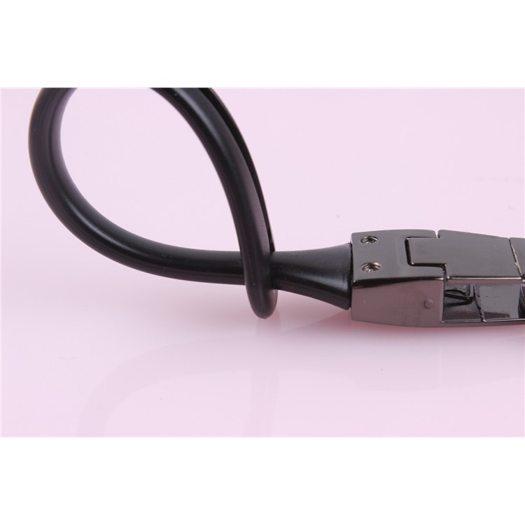 Creative Household Black Titanium Alloy Anti-rust Key Ring Chain-5