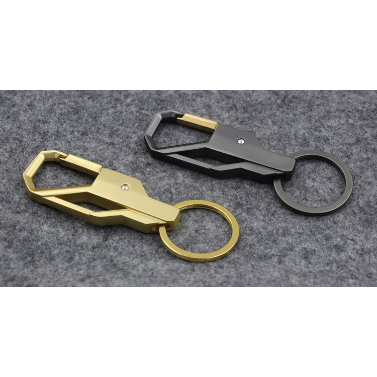 Cool Metal Key Chain Car Key Ring for Men - Dark Grey-2