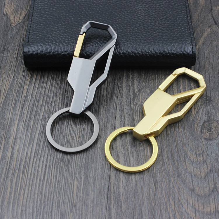 Cool Metal Key Chain Car Key Ring for Men - Dark Grey-3