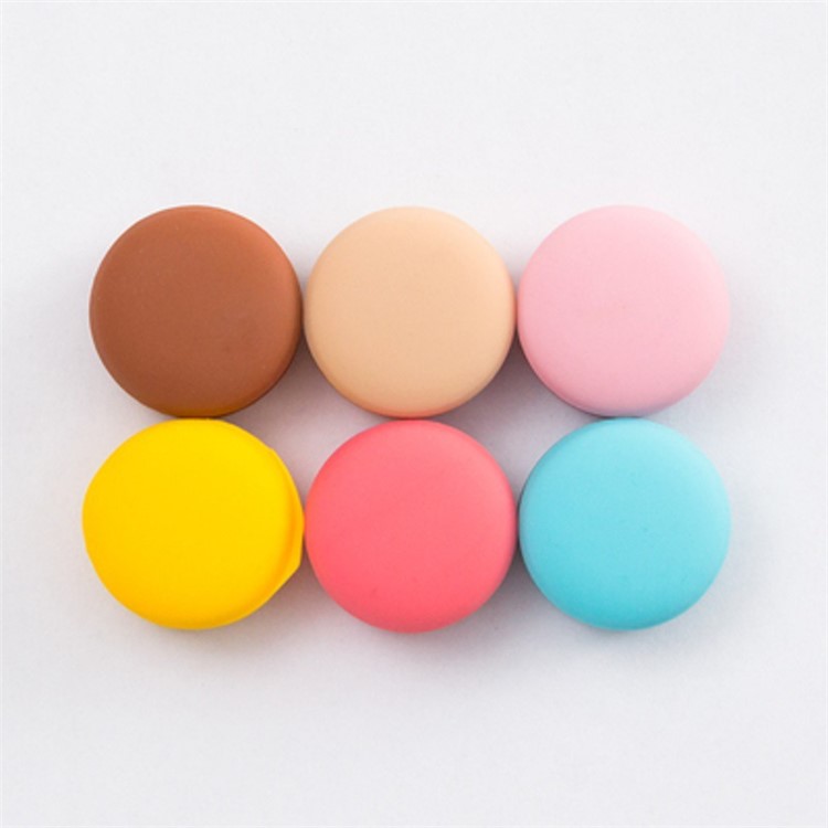 FUNENJOY 6PCS Silicone Macaron Desktop Cable Organizer Sticky Winder Clamp (Random Color)-7