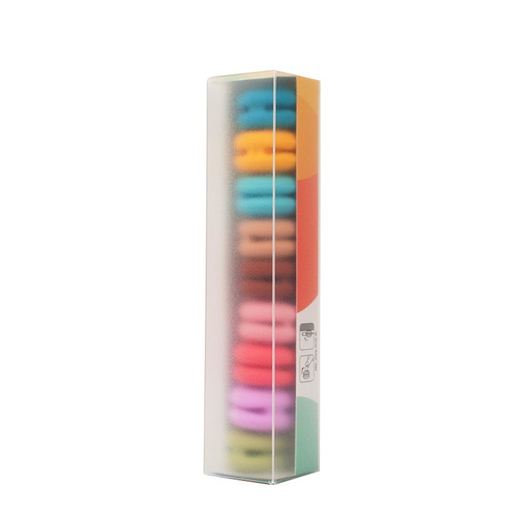 FUNENJOY 6PCS Silicone Macaron Desktop Cable Organizer Sticky Winder Clamp (Random Color)-9