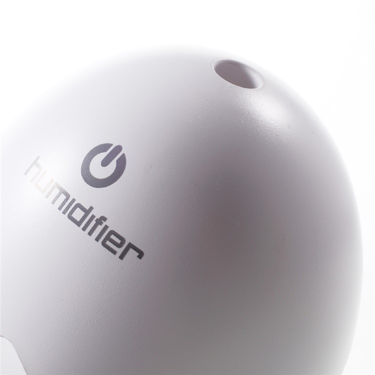 Mini Funny Egg Desktop Mist Humidifier LED Night Light for Home Office Car - White-5