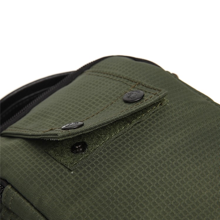 KOROVO RFID Signal Shielding Shoulder Bag Anti-degaussing Anti-theft Wallet Case Anti-theft Waist Bag (B9802) - Army Green-10