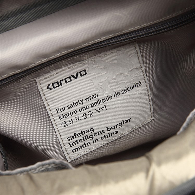 KOROVO RFID Signal Shielding Shoulder Bag Anti-degaussing Anti-theft Wallet Case Anti-theft Waist Bag (B9802) - Army Green-15