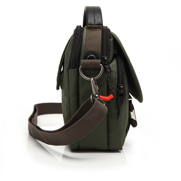 KOROVO RFID Signal Shielding Shoulder Bag Anti-degaussing Anti-theft Wallet Case Anti-theft Waist Bag (B9802) - Army Green-2