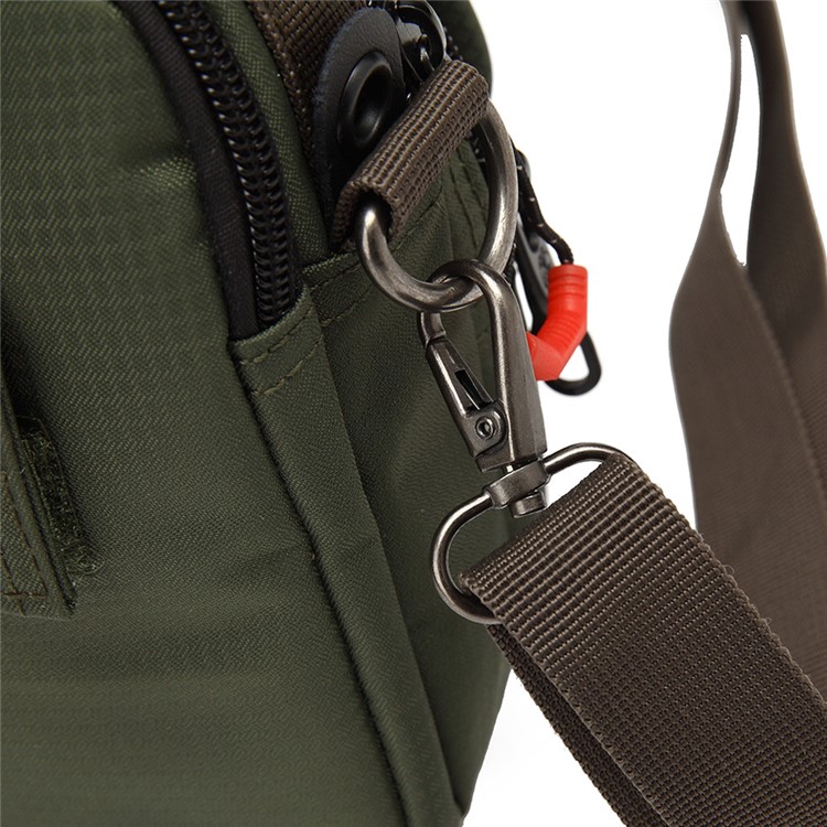 KOROVO RFID Signal Shielding Shoulder Bag Anti-degaussing Anti-theft Wallet Case Anti-theft Waist Bag (B9802) - Army Green-8
